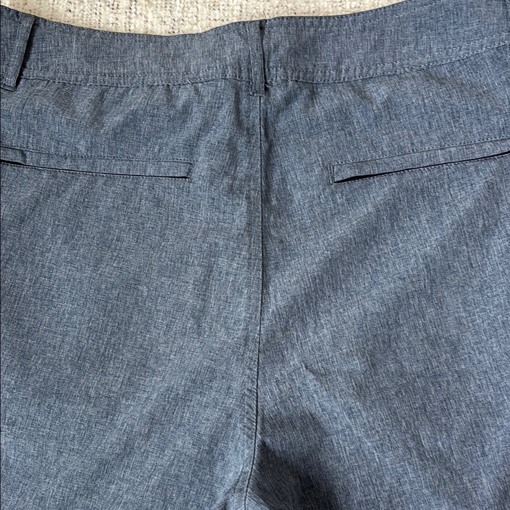 Abbot Main Gray Flat Front Tailored Shorts - Picture 8 of 8
